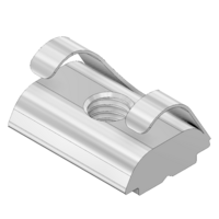 M6L-PF MODULAR SOLUTIONS ZINC PLATED FASTENER<br>M6 LONG NUT W/POSITION FIX